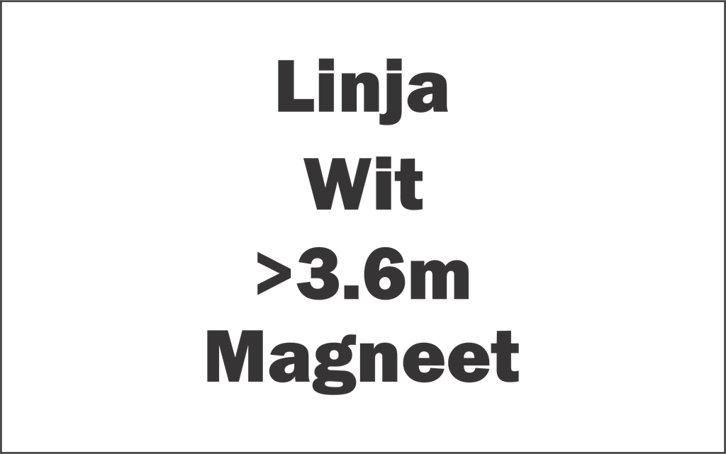 Linja Wit 24Vdc Magneet Bevestiging >3.6m