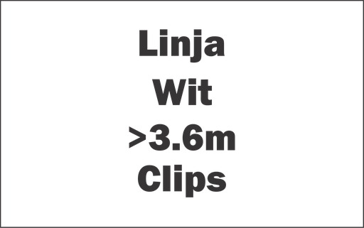 Linja Wit 24Vdc Clips Bevestiging >3.6m