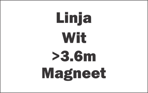 Linja Wit 24Vdc Magneet Bevestiging >3.6m